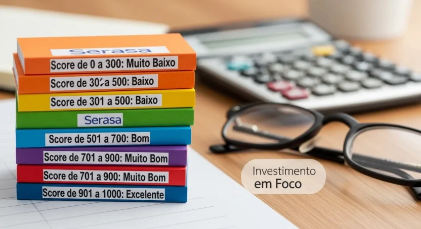 Faixas de pontuação segundo a Serasa -  Como Aumentar o Score de Crédito
